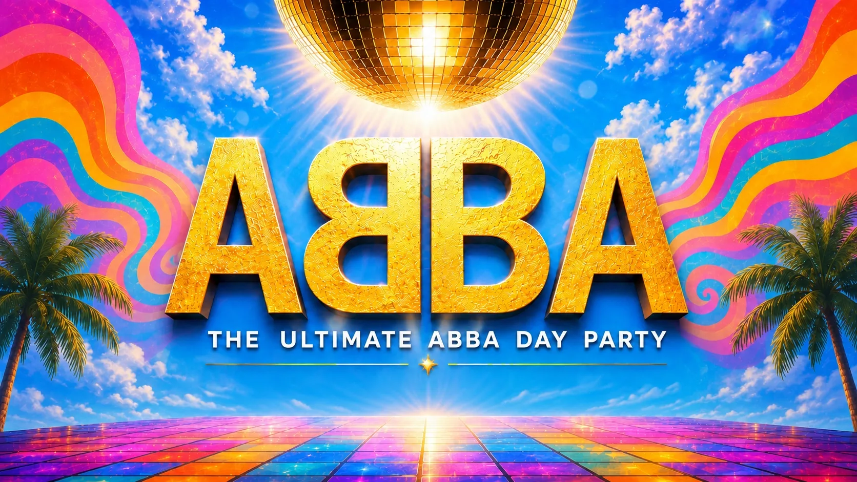 🪩 ABBA DAY PARTY 3pm-7.30pm