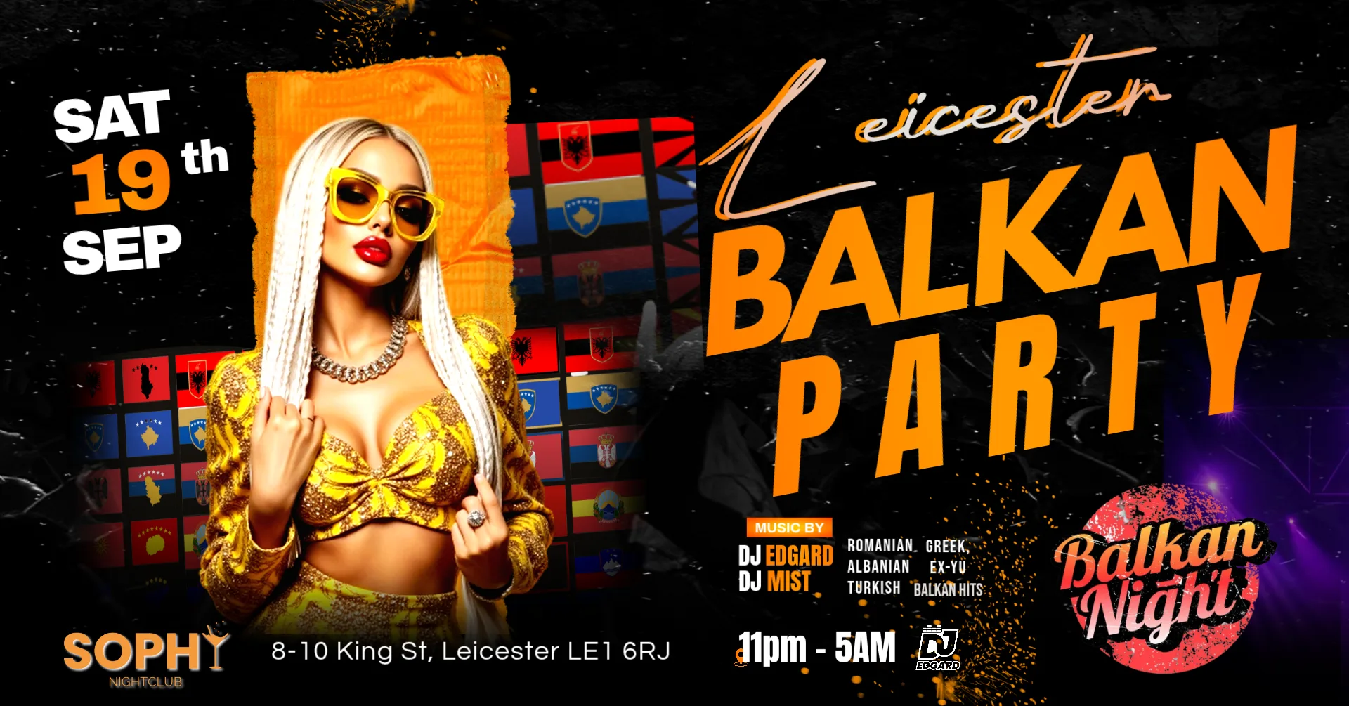 🔥 LEICESTER BALKAN PARTY - FRESHERS EDITION - SOPHY BAR at Sophy.