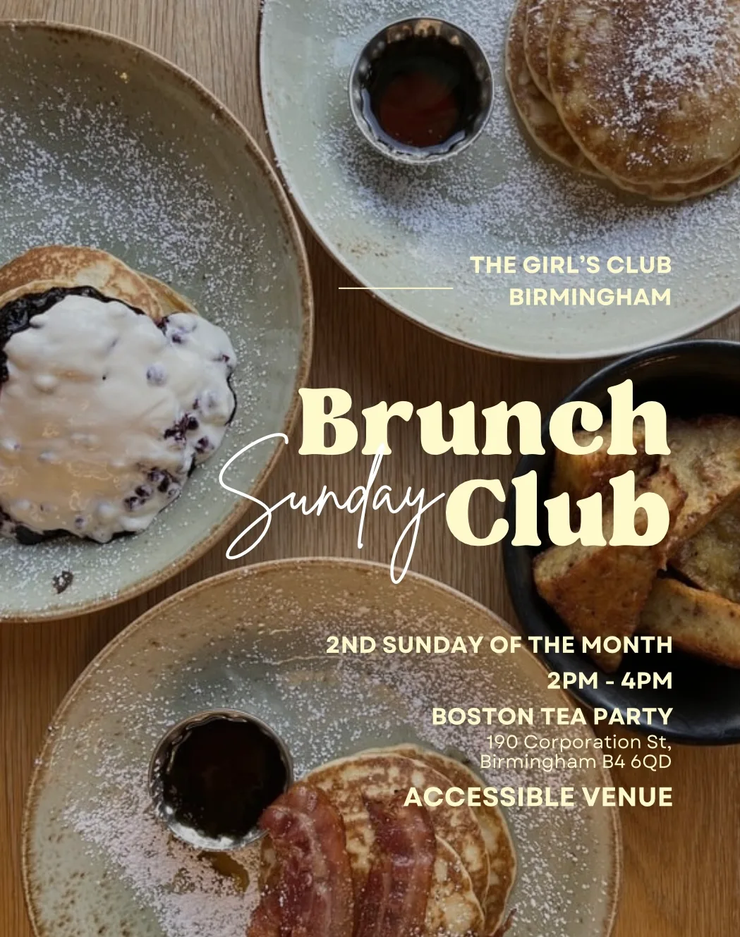 Brunch Club: September 🥞 at Boston Tea Party Birmingham