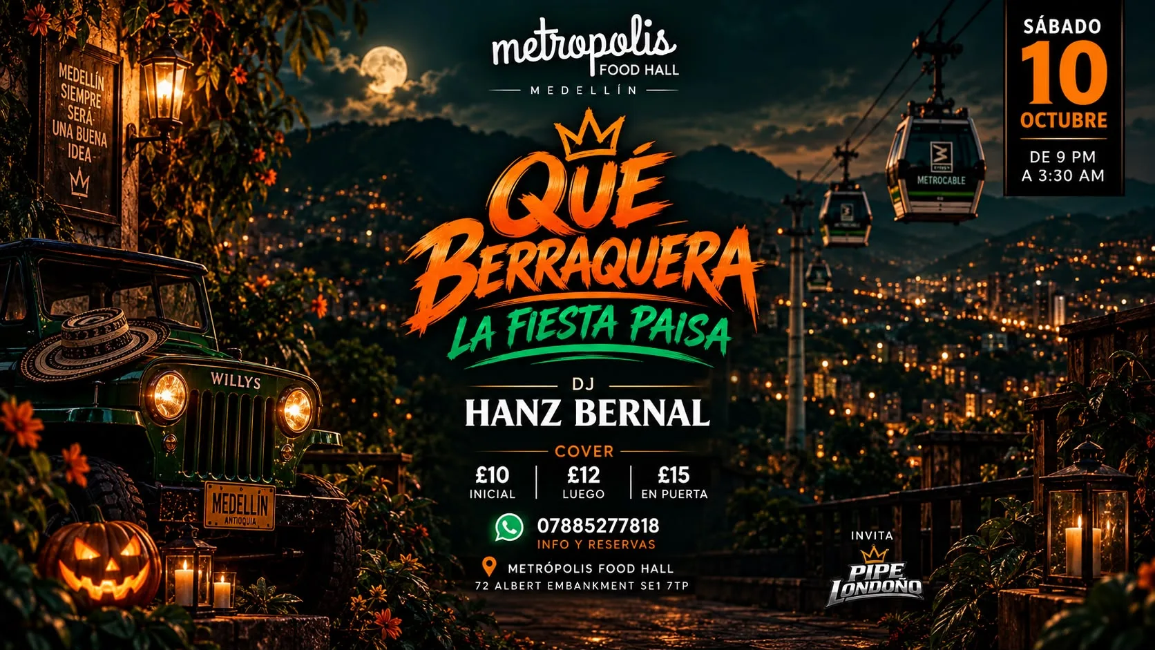 QUE BERRAQUERA at Metropolis - Vauxhall