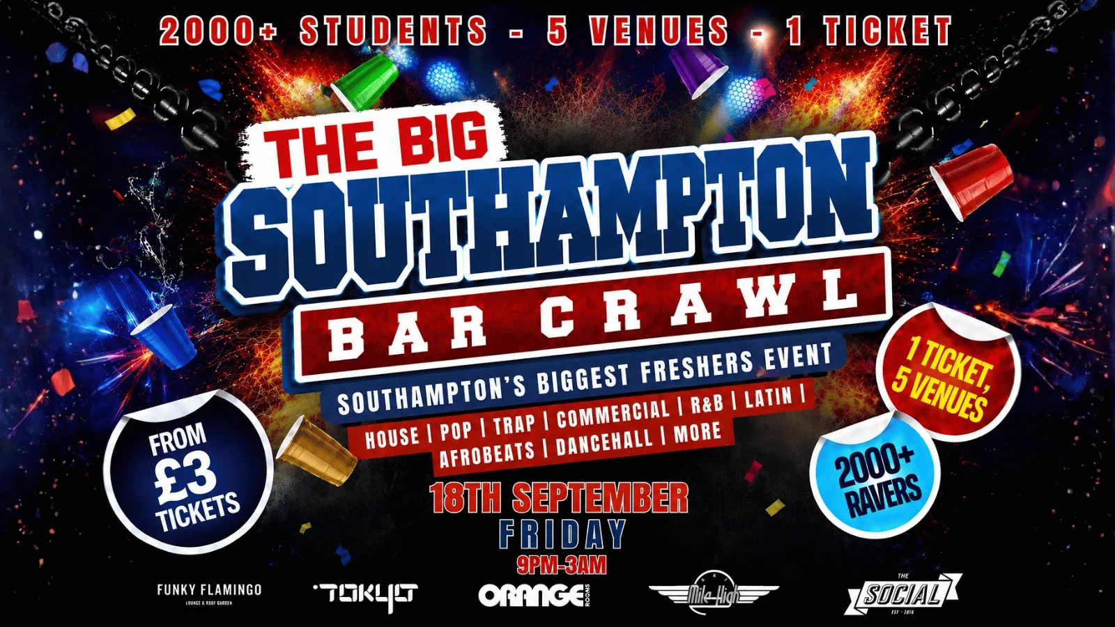 THE BIG SOUTHAMPTON BAR CRAWL