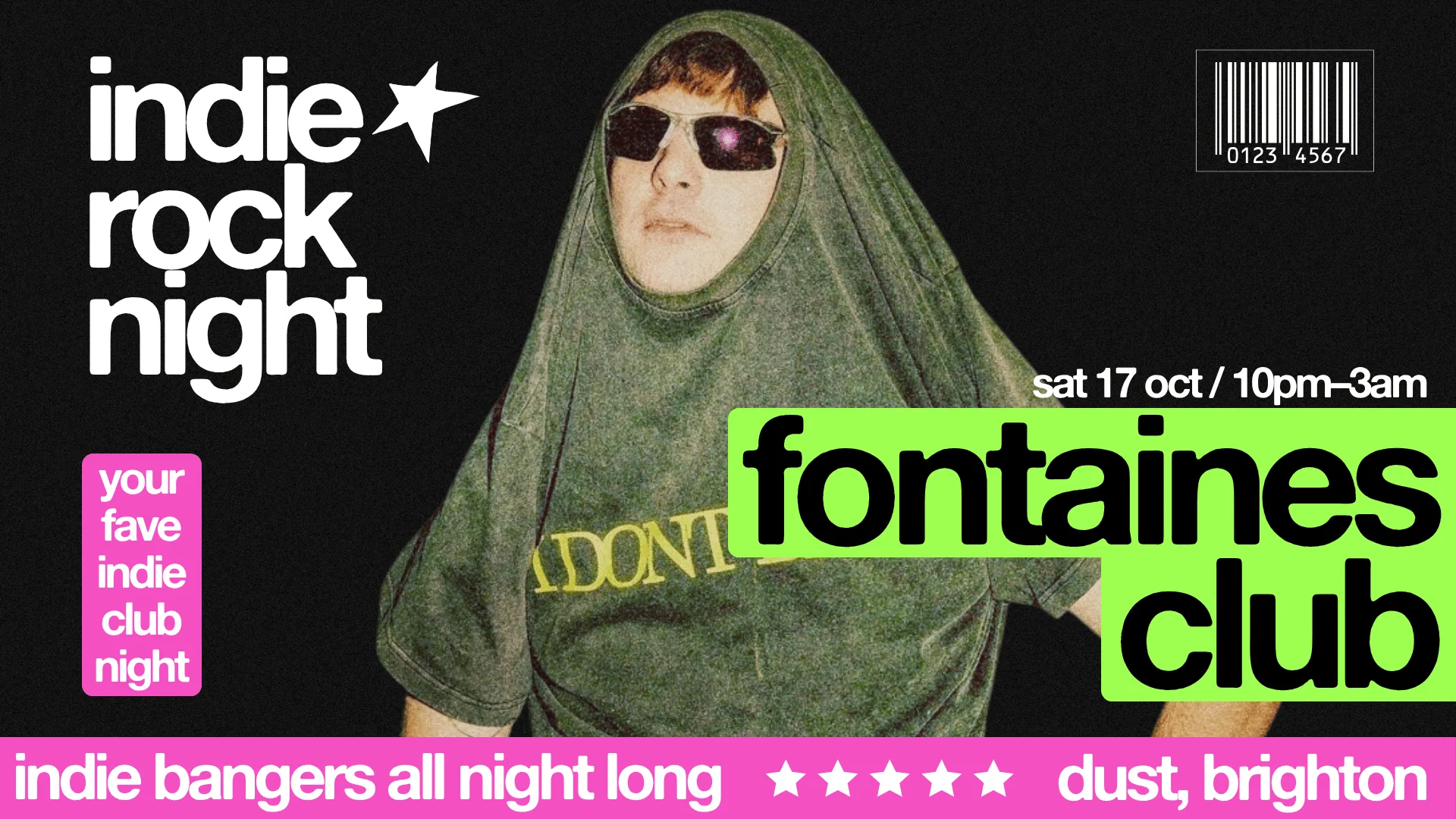 Indie Rock Night ∙ FONTAINES CLUB