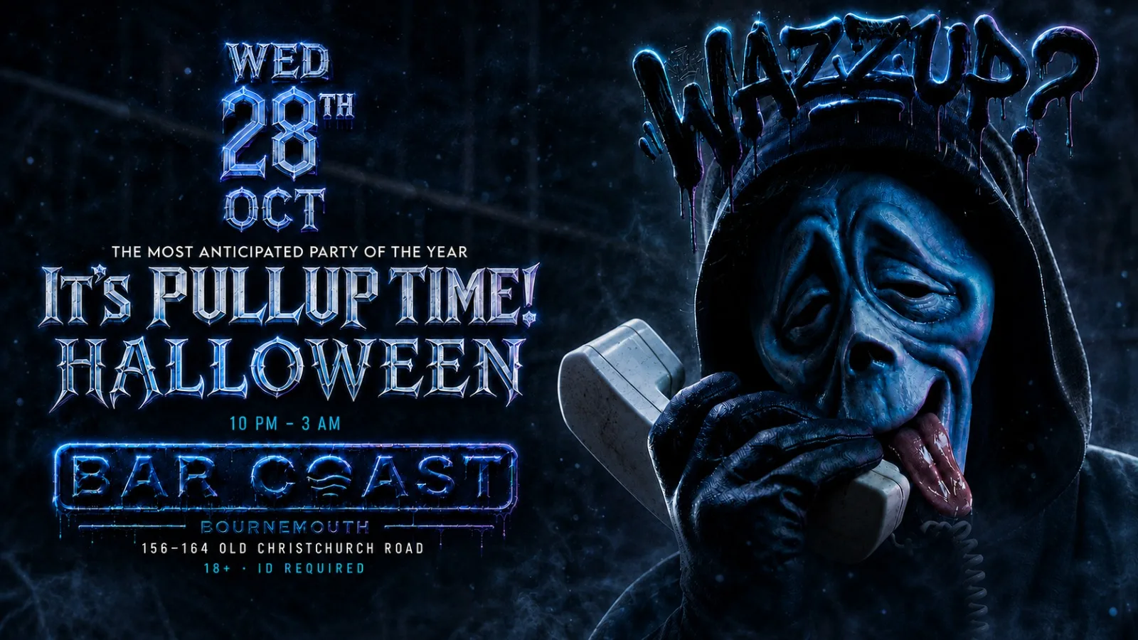 It's PullUp Time! Halloween - Bar Coast Bournemouth at Bar Coast