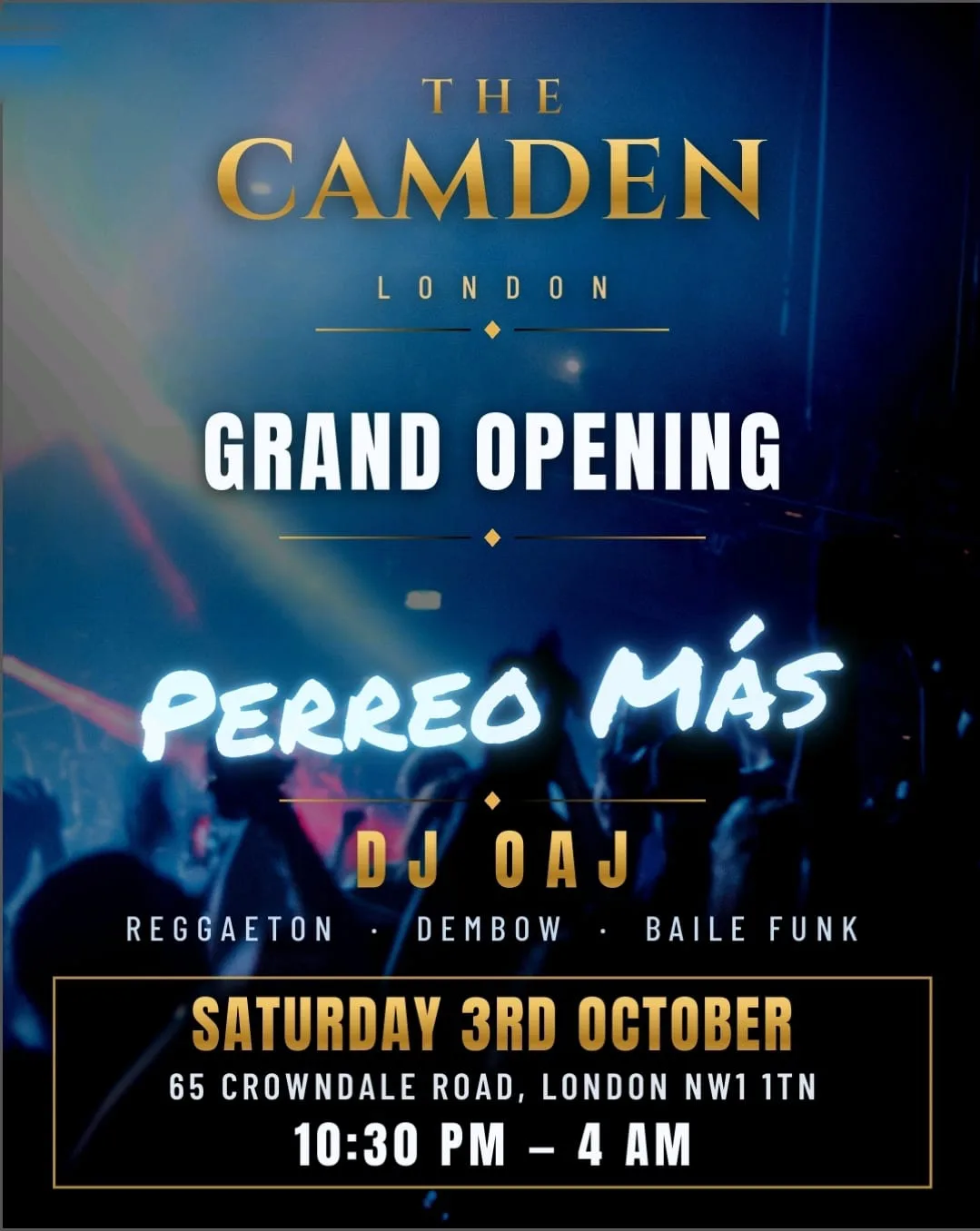 Perreo Más Grand Opening | Reggaeton, Dembow & Baile Funk at The Camden
