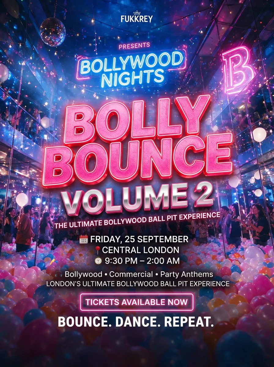 BOLLY BOUNCE 2.0 at Ballie Ballerson London