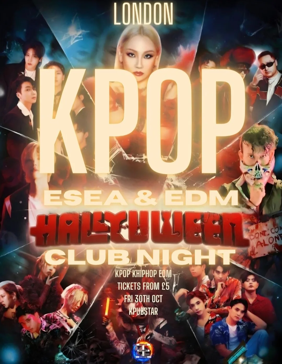 LONDON HALLYUWEEN: KPop, ESEA & EDM Club Night | Tickets from £5 | 30/10/26 at Kpubstar
