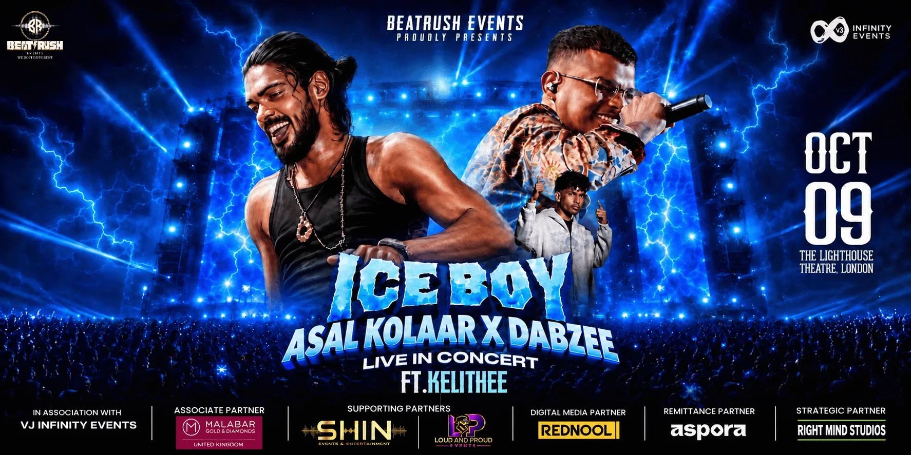 ICEBOY Asal Kolaar x Dabzee - Live in Concert | BeatRush Events | VJ Infinity Events