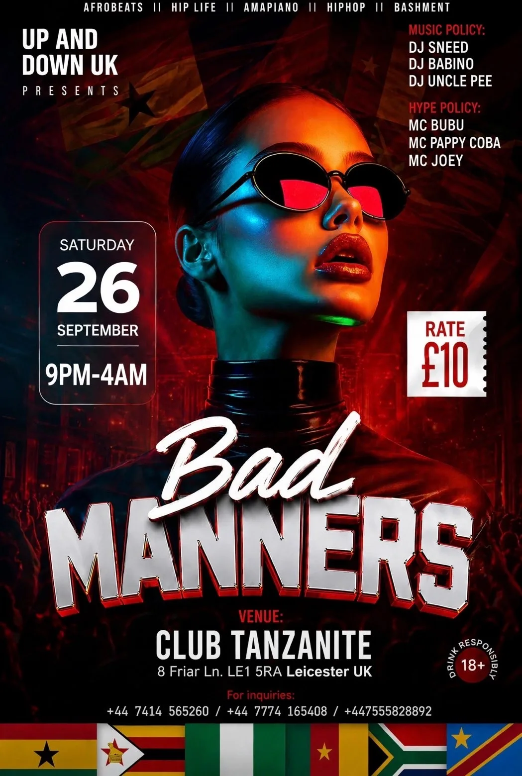 Bad Manners at Club Tanzanite