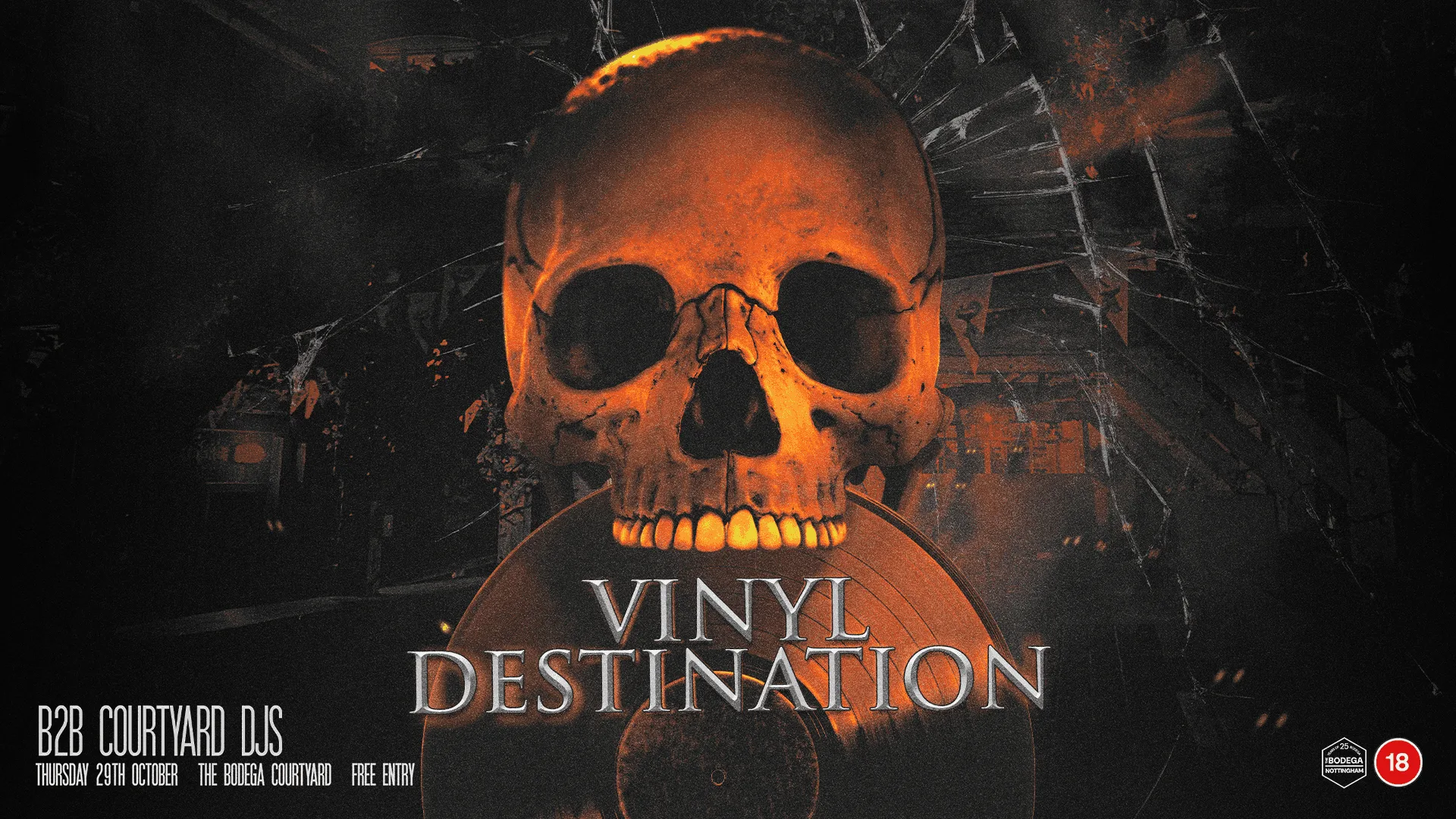 Vinyl Destination 💀 at The Bodega Nottingham