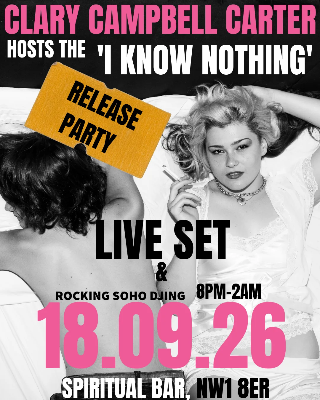 I know nothing release party