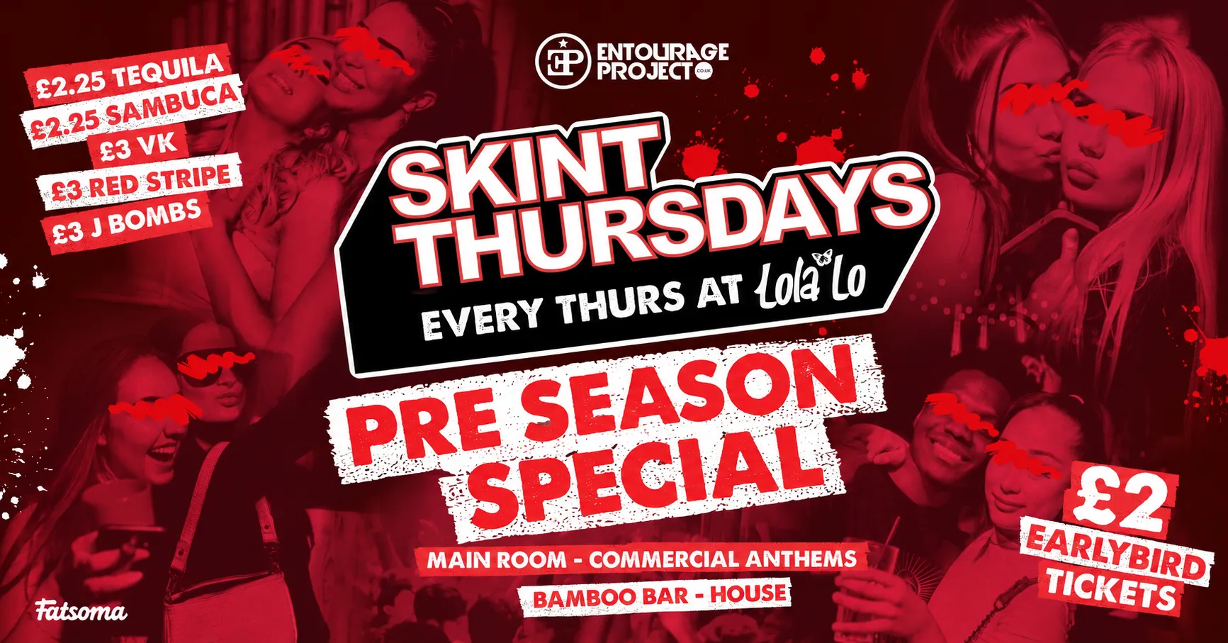 SKINT THURSDAYS - PRE-SEASON SPECIAL❤️ at Reading Lola Lo