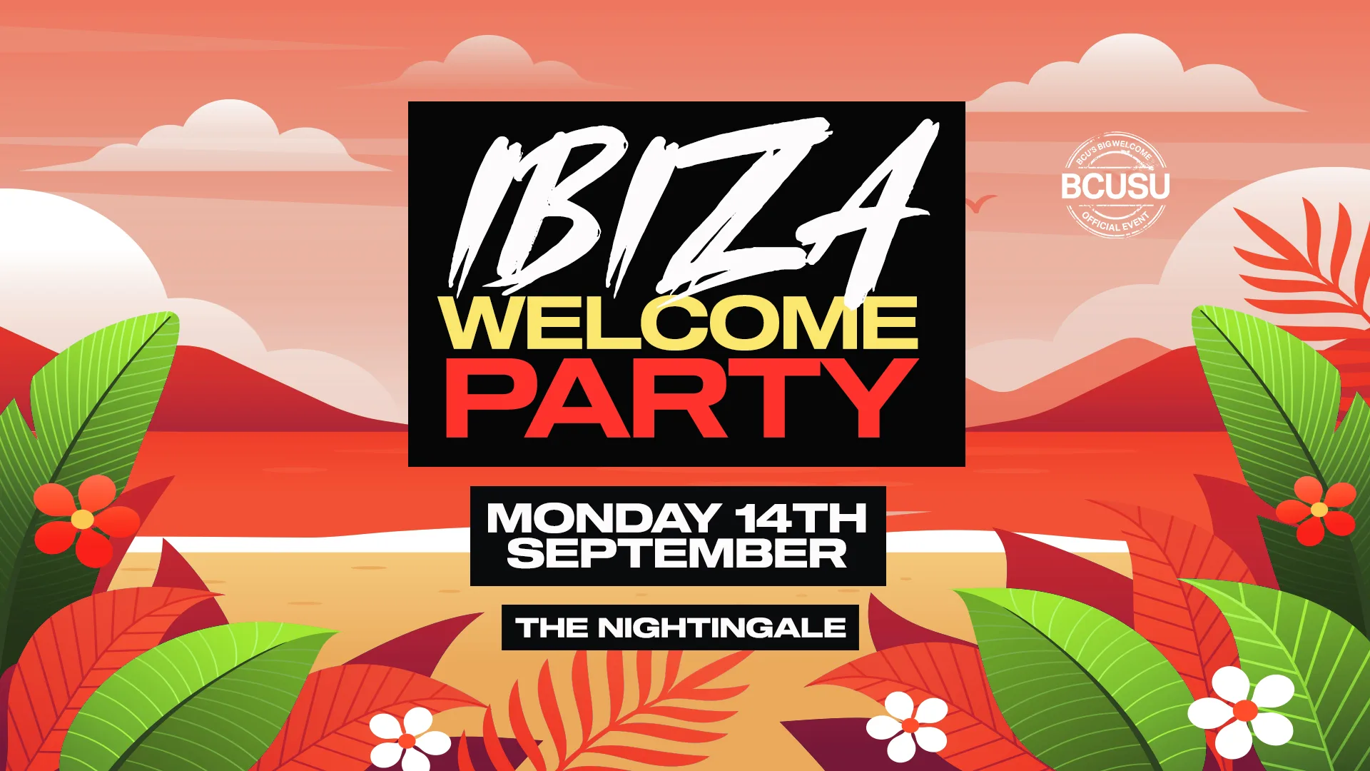 Freshers Ibiza Welcome Beach Party at Nightingales - Monday 14th September [TICKETS SELLING FAST!] at Nightingale Club