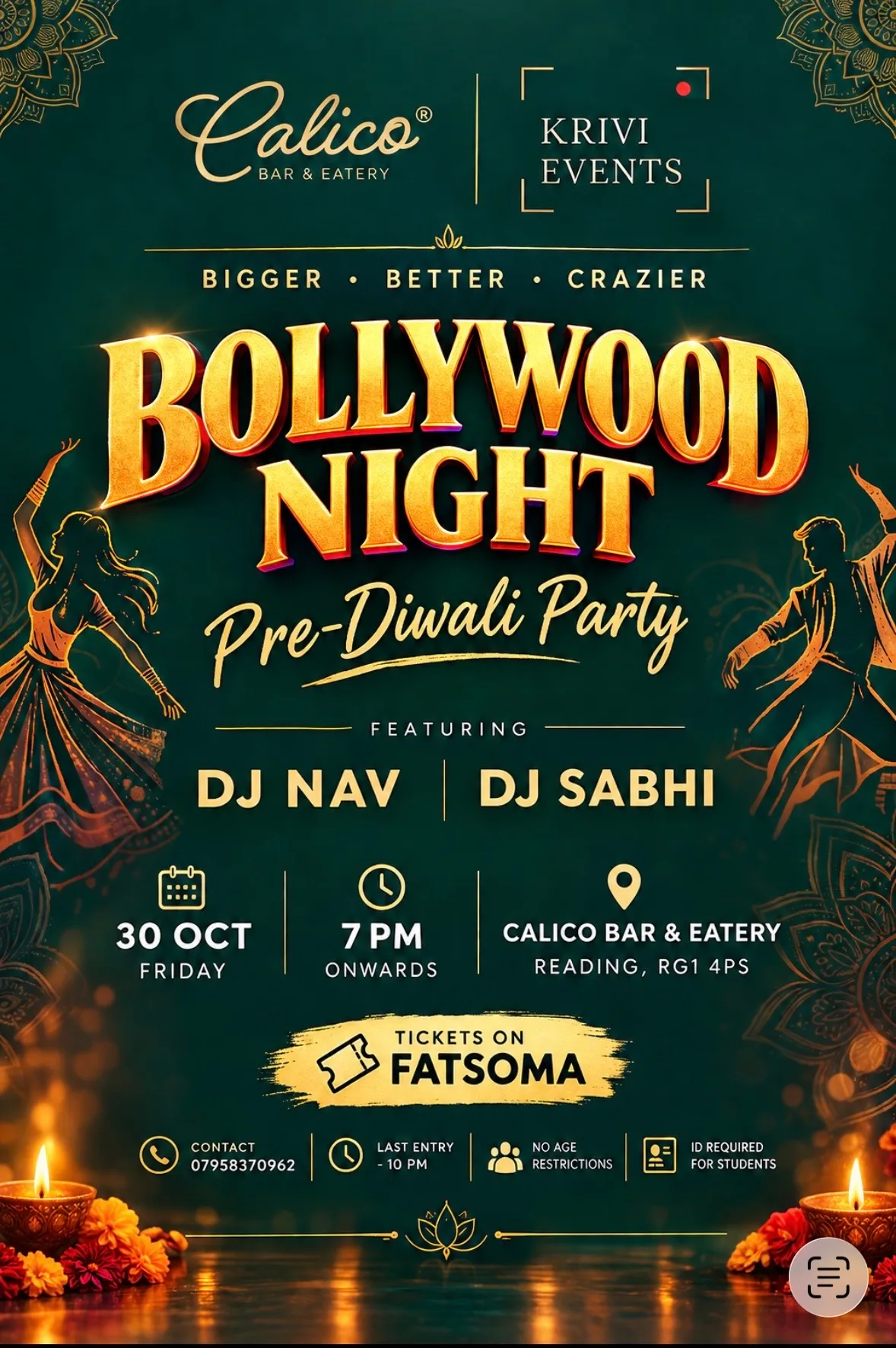 Bollywood Night Reading at Calico at Calico Bar & Eatery