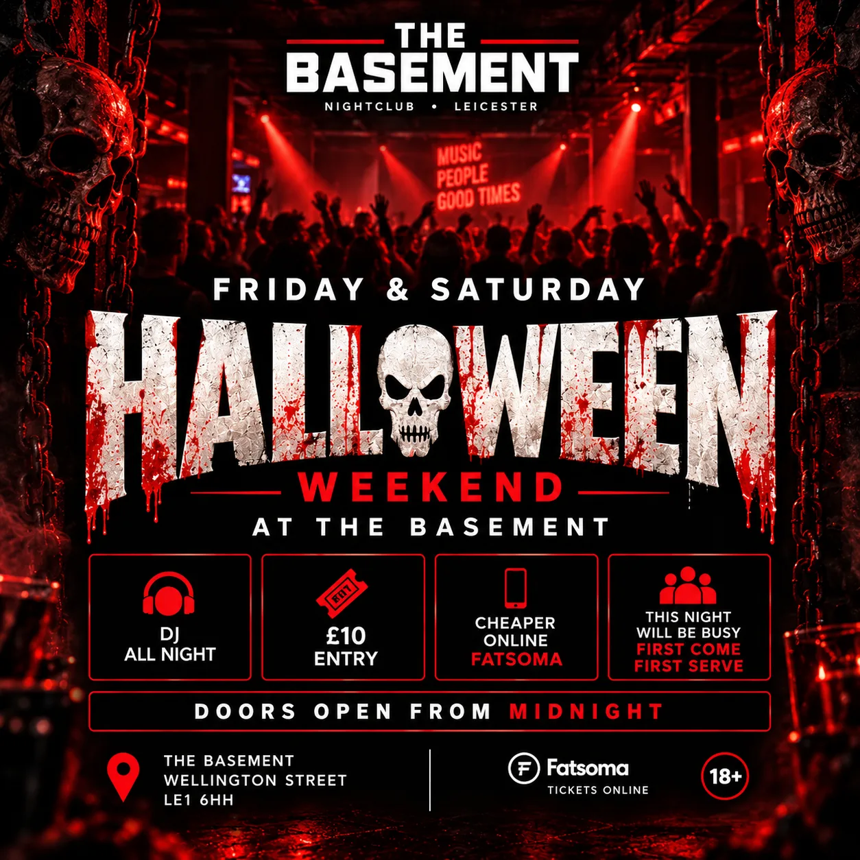 🎃🔥 HALLOWEEN WEEKEND AT THE BASEMENT 🔥🎃