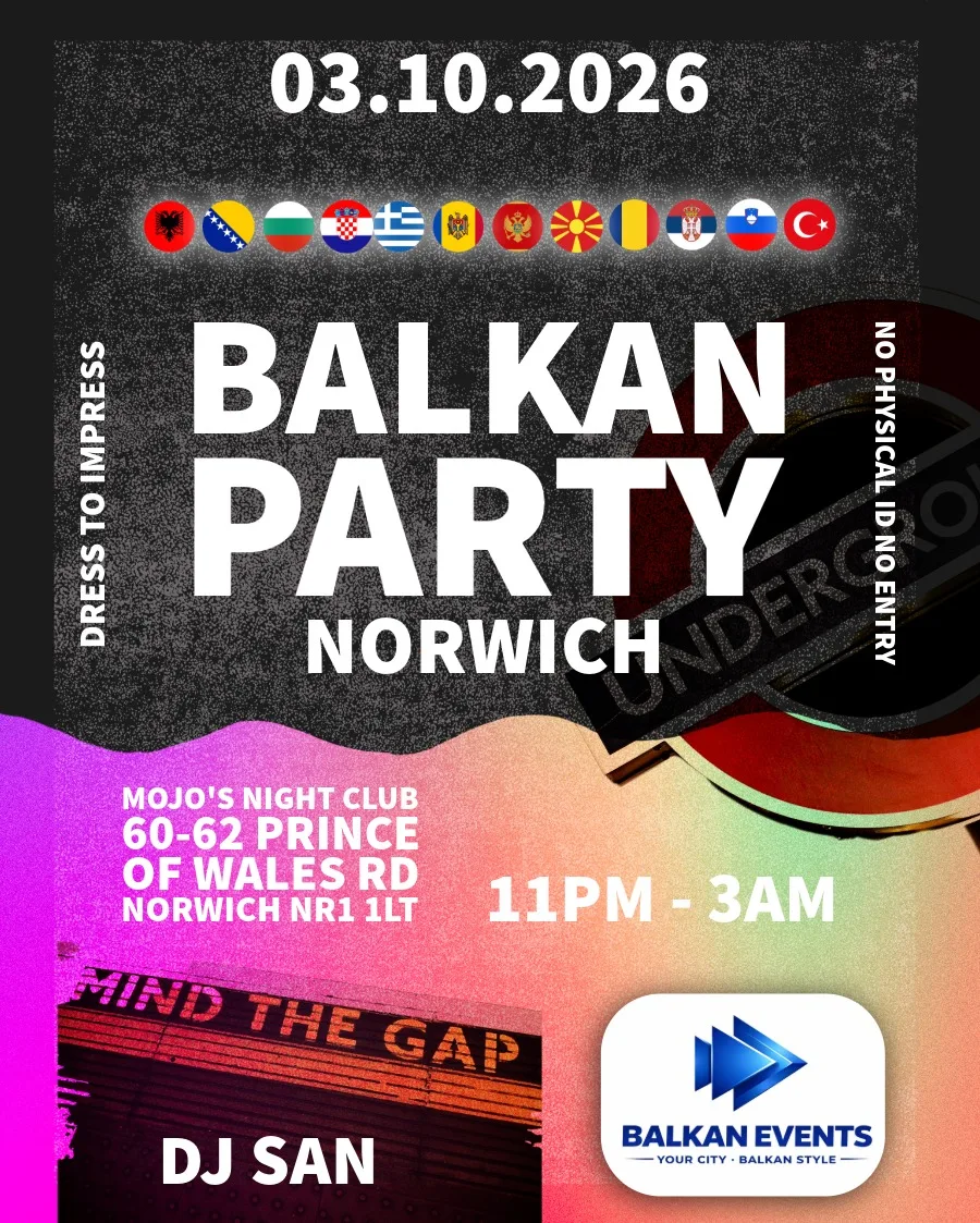 BALKAN Party Norwich - Harvest & Beats