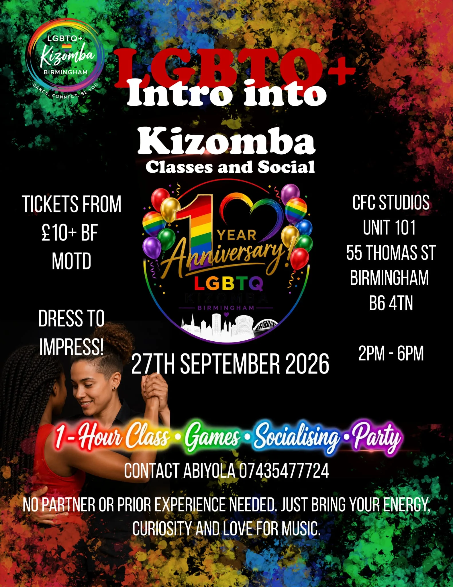 Intro Into Kizomba at C.F.C. Studio
