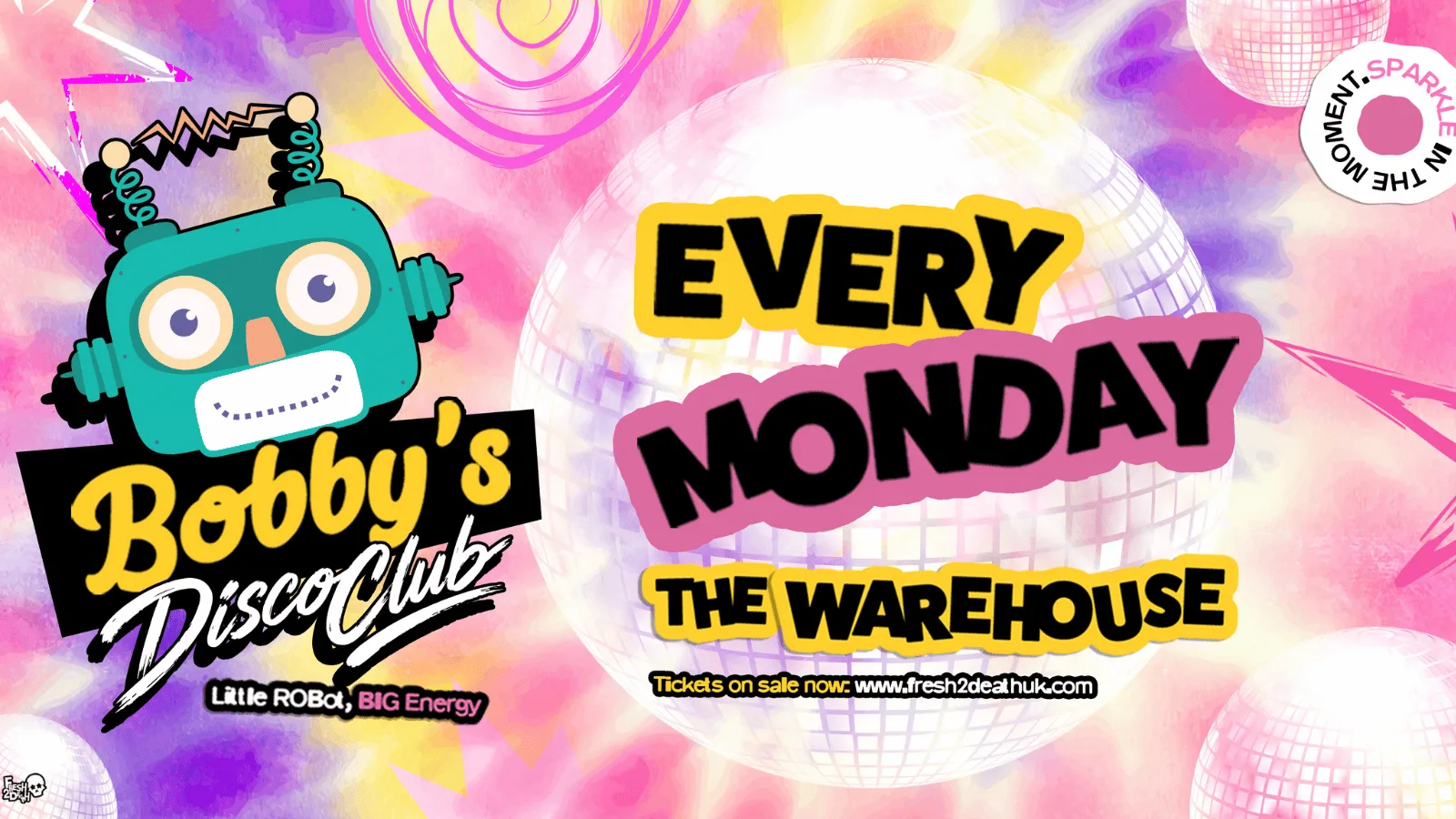 Bobby’s Freshers Disco Club – Monday 21st September at The Warehouse