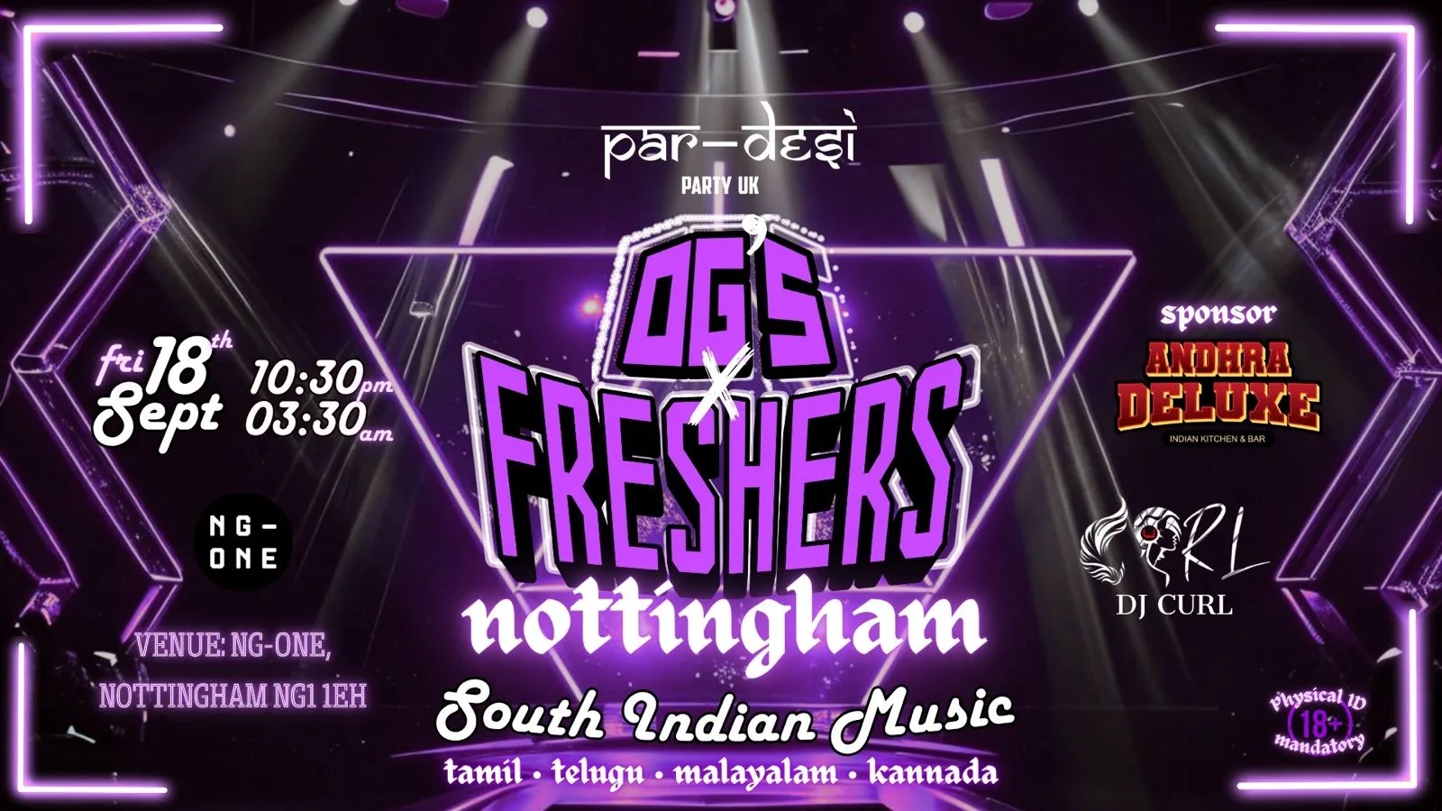 🎧🔥 OG’s × FRESHERS - NOTTINGHAM 🔥🎧 at NG-ONE