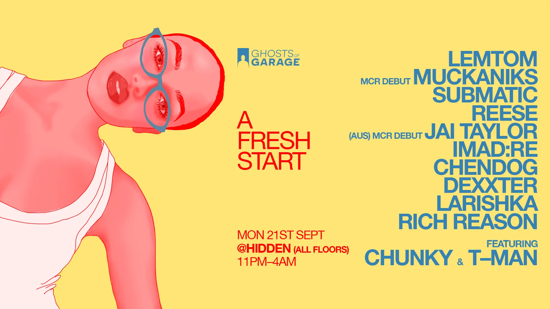 GHOSTS OF GARAGE: A Fresh Start - Monday of Freshers’ UKG spectacular