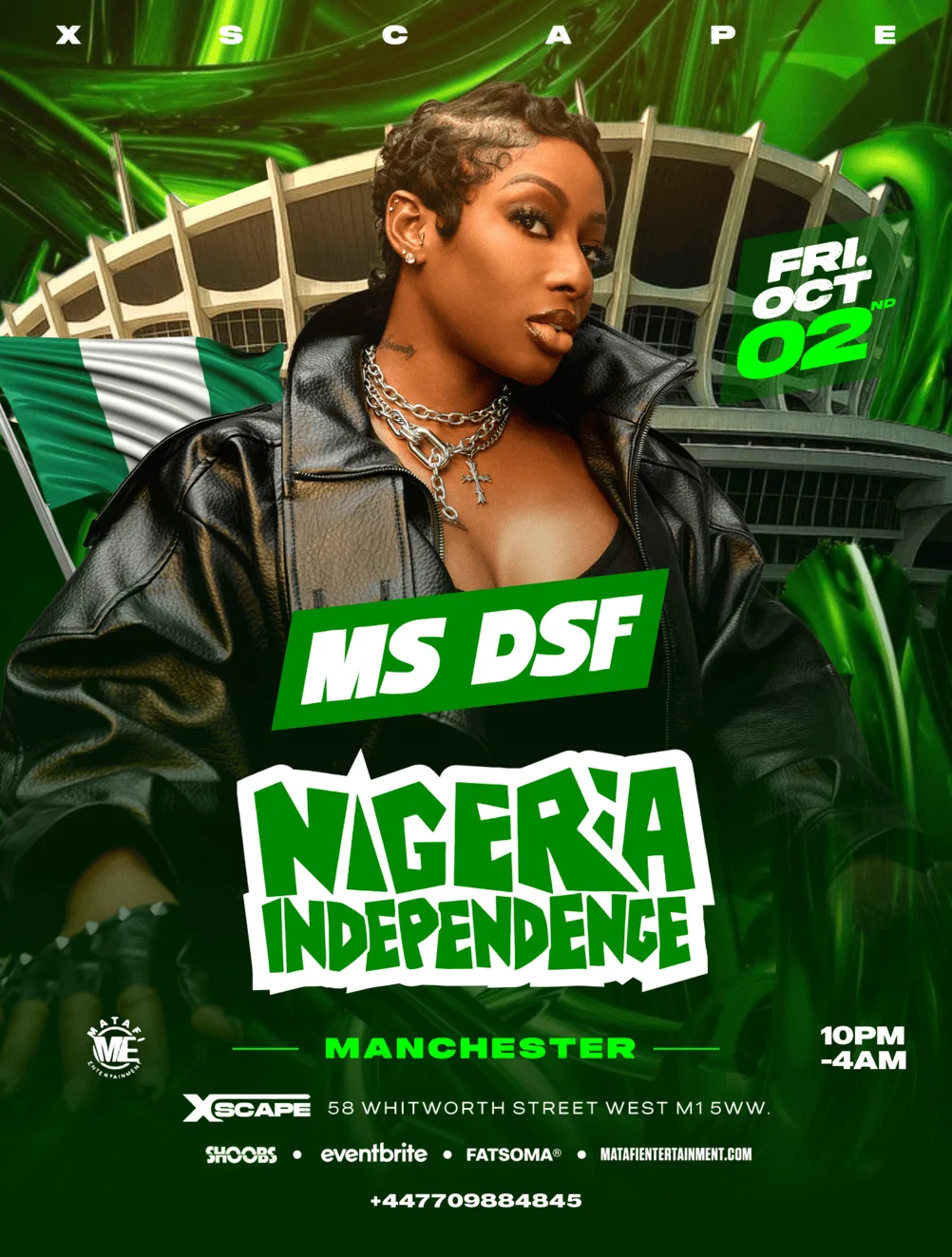 MS DSF In Manchester - NAIJA INDEPENDENCE PARTY at Xscape Manchester