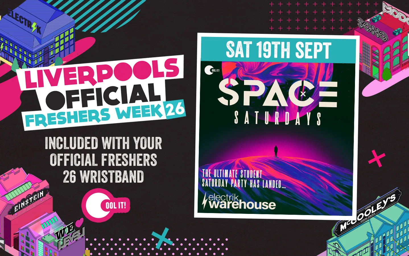 DAY 7 - OFFICIAL EVENT 2 - 🪩 👾 SPACE SATURDAYS 👾 🪩 @ Electrik WAREHOUSE