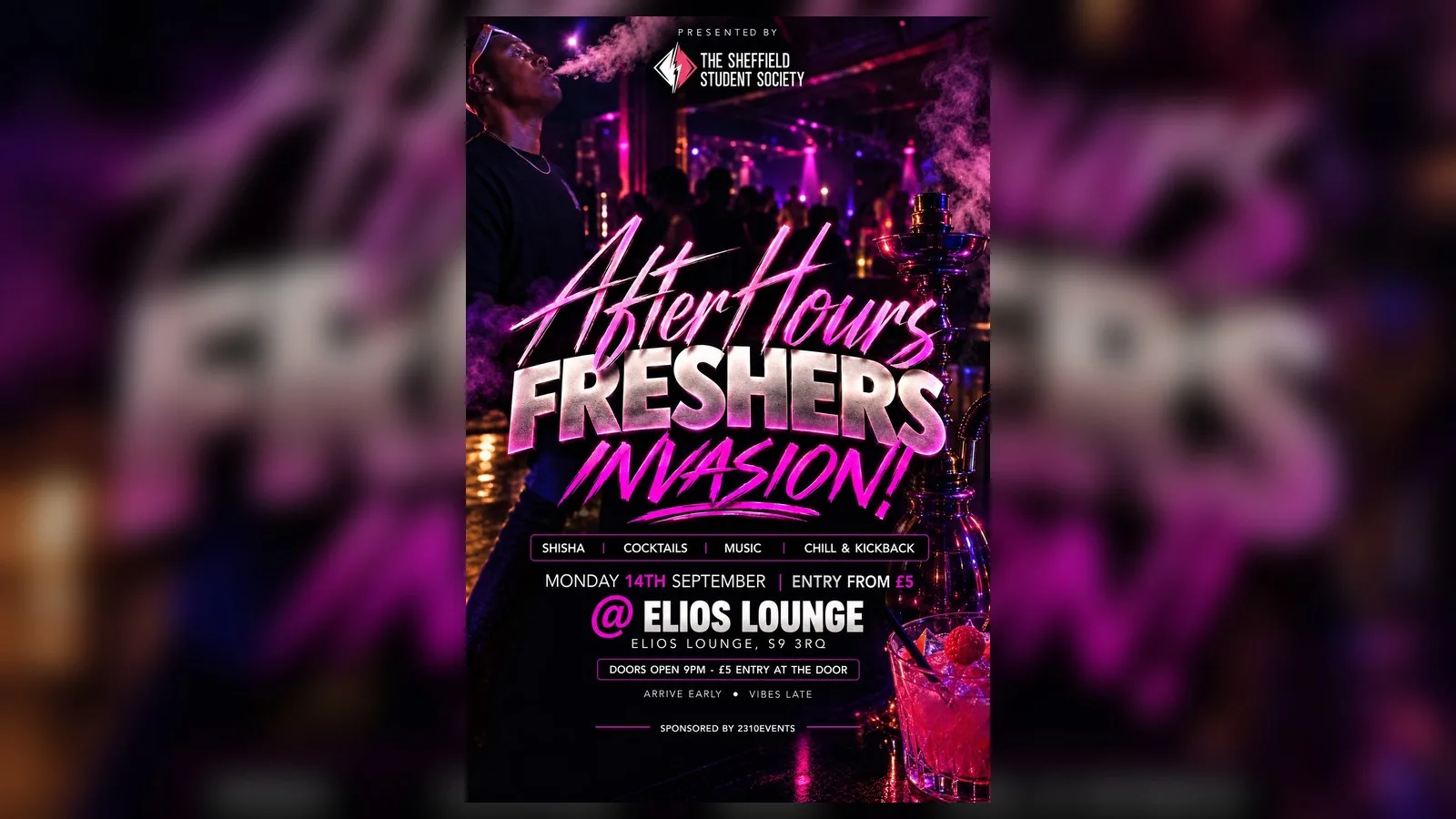 After Hours: Freshers Invasion 🎆 at Elios Lounge & Bar