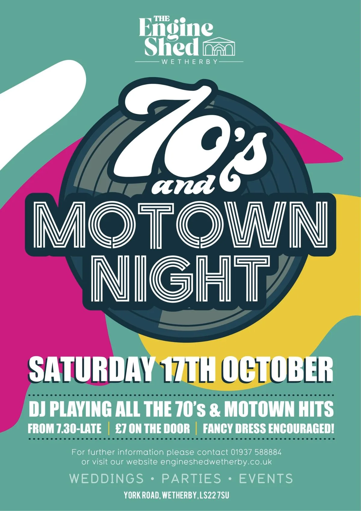 70's & Motown Night October
