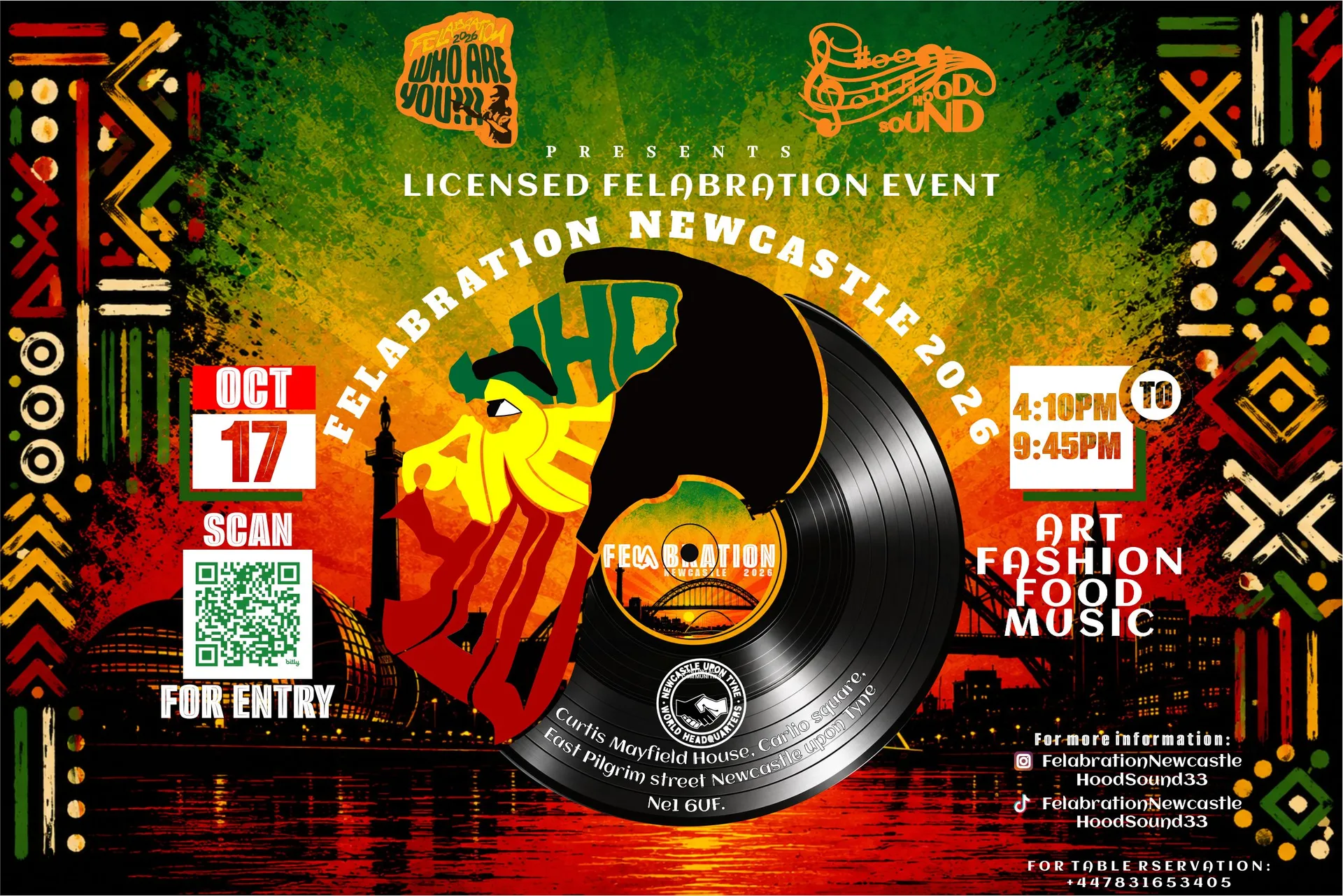 FELABRATION NEWCASTLE (WHO ARE YOU?)