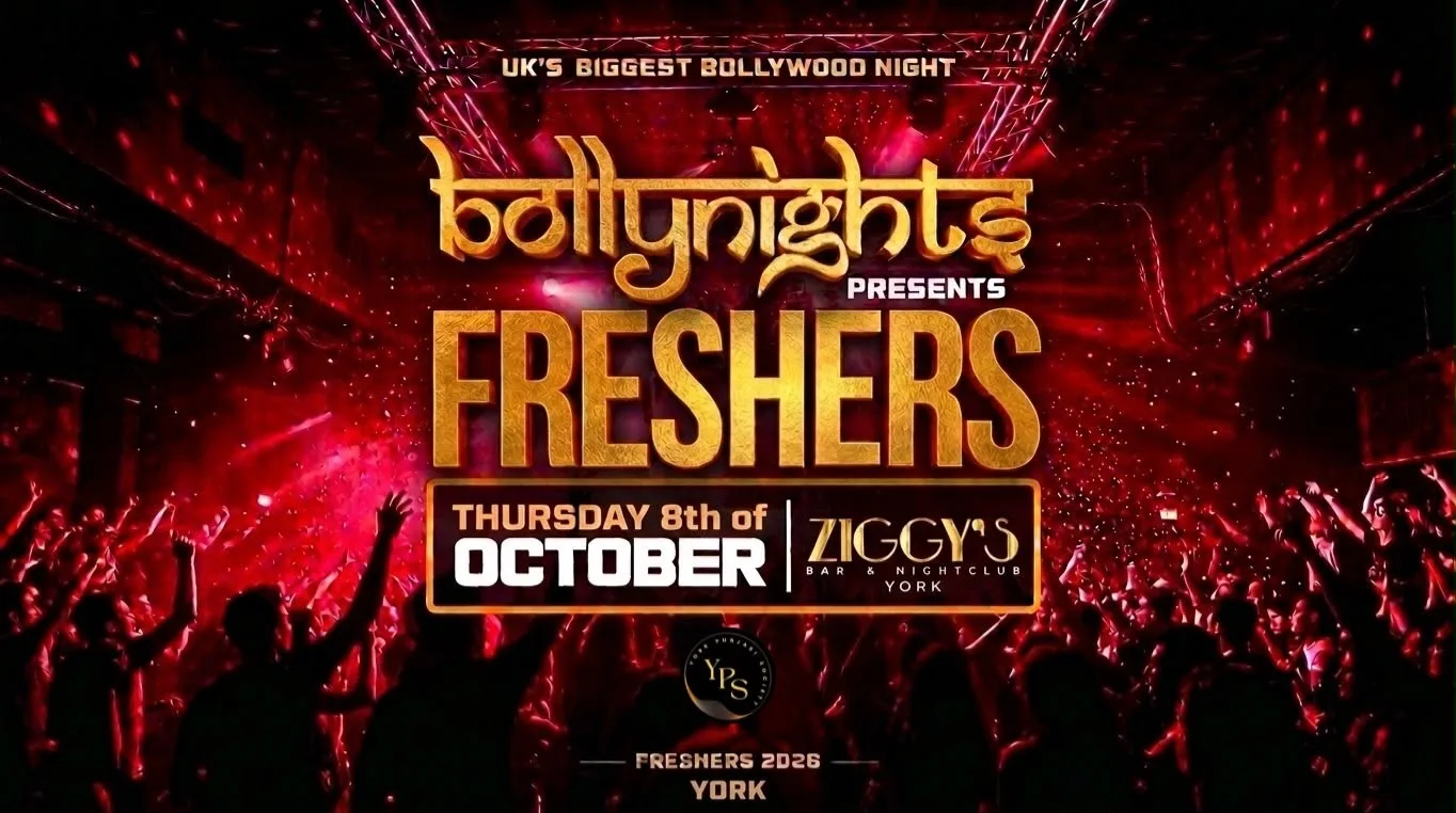 Bollynights York - FREE FRESHERS WELCOME PARTY | Thursday 8th October | Ziggy's at Ziggy's Bar & Nightclub