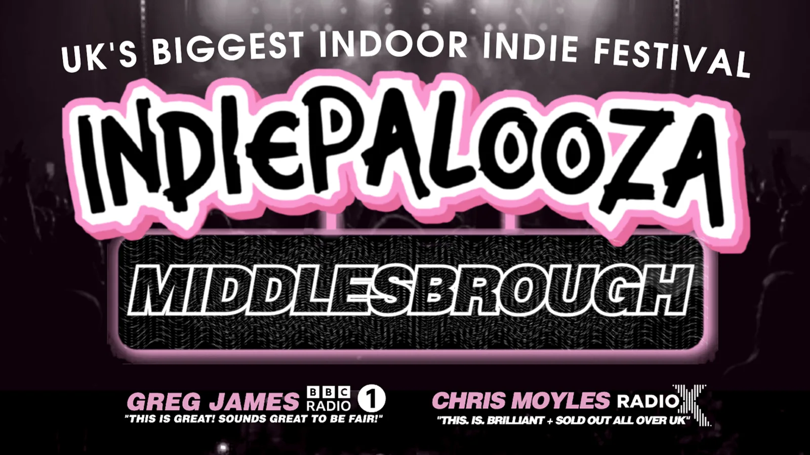 Indiepalooza Festival - Kopycat Killers v Scam Fender v Subarctic Monkeys v Oasis96 v Kasabiaint v Kaiser Cheats at The Middlesbrough Empire