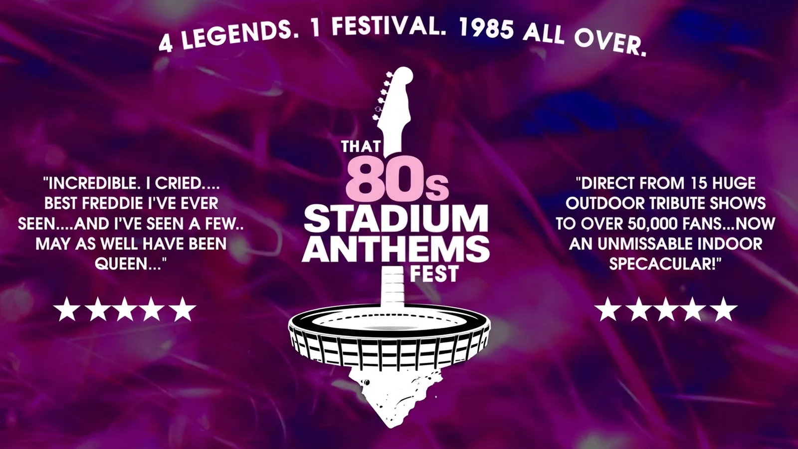 80s Stadium Anthems Tribute - Queen v Elton v George Michael v Springsteen + 80s Hits at empire