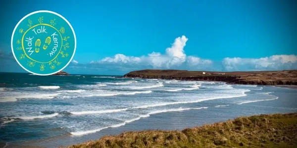 Walk Talk Kernow Godrevy to Gwithian Walk at Godrevy Cafe