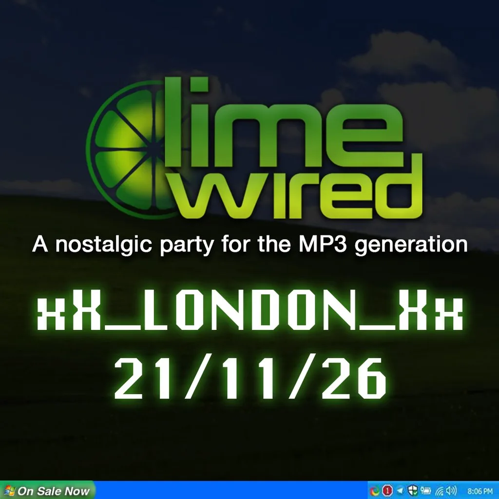 LIMEWIRED: A 2000s Nostalgia Party - London