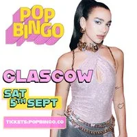 Pop Bingo Sat 5th September Glasgow at Manuka