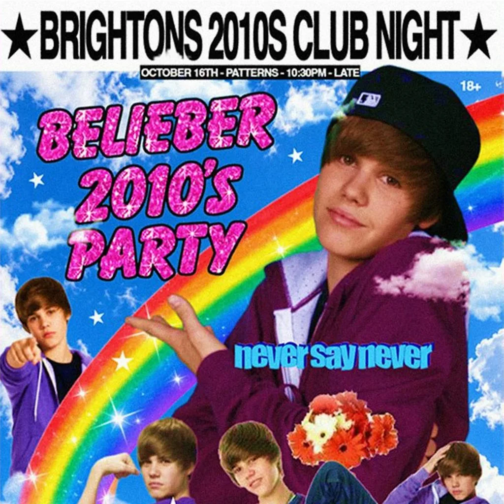 CLUB 2010 💋 BIEBER PARTY | 16/10/2026 at Patterns