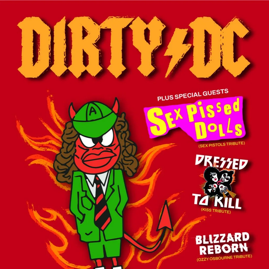 Dirty DC - A Tribute to AC/DC + Sex pissed dolls + 2 supports at KK's Steel Mill