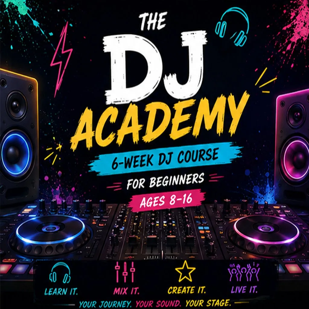 The DJ Academy presents: 4-Week Beginners DJ Course (Ages 8-16) at The DJ Academy