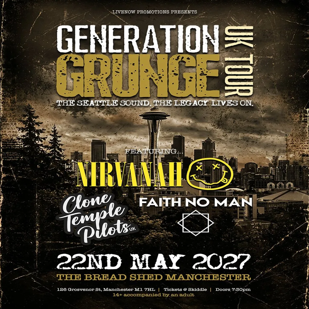Generation Grunge UK tour - Manchester at The Bread Shed