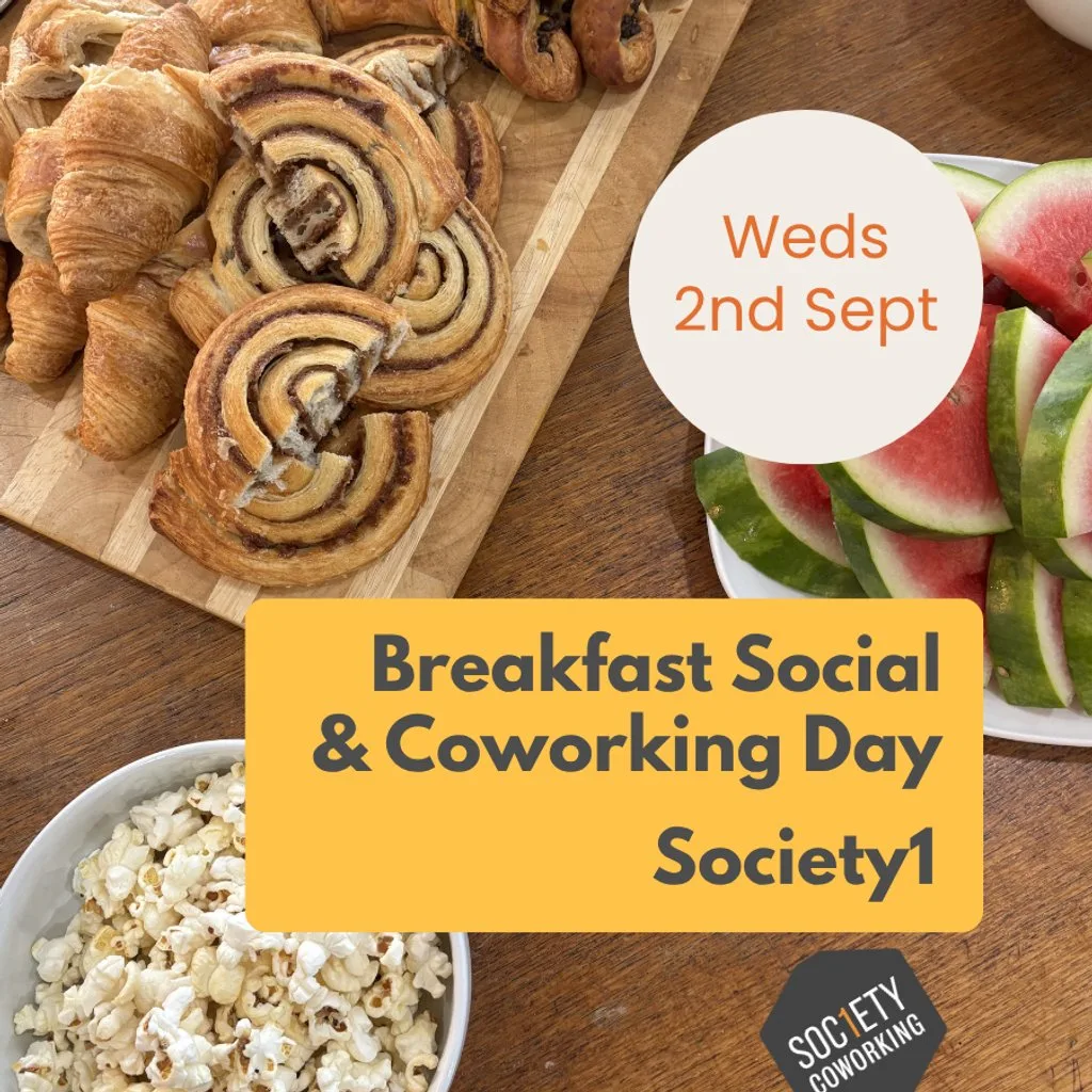 Breakfast Social and Coworking Day: September at Society1