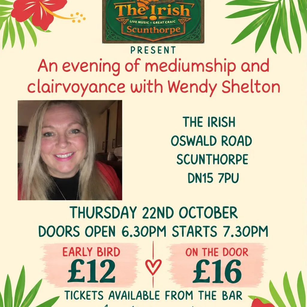 Evening of mediumship at The Irish