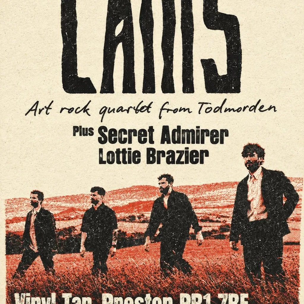 Callis plus Secret Admirer and Lottie Brazier at Vinyl Tap Preston