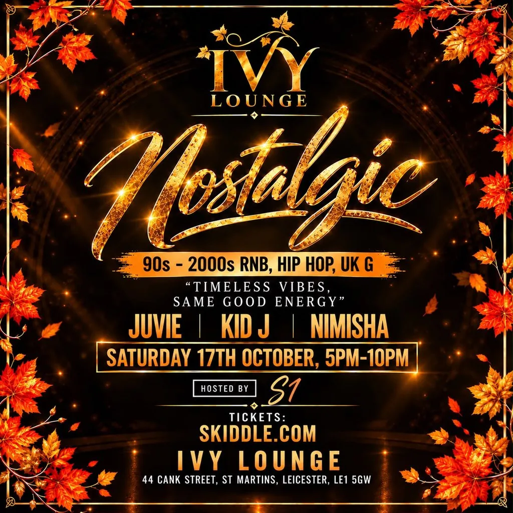Nostalgic 90s 00s R&B, Hip Hop and UKG at IVY LOUNGE