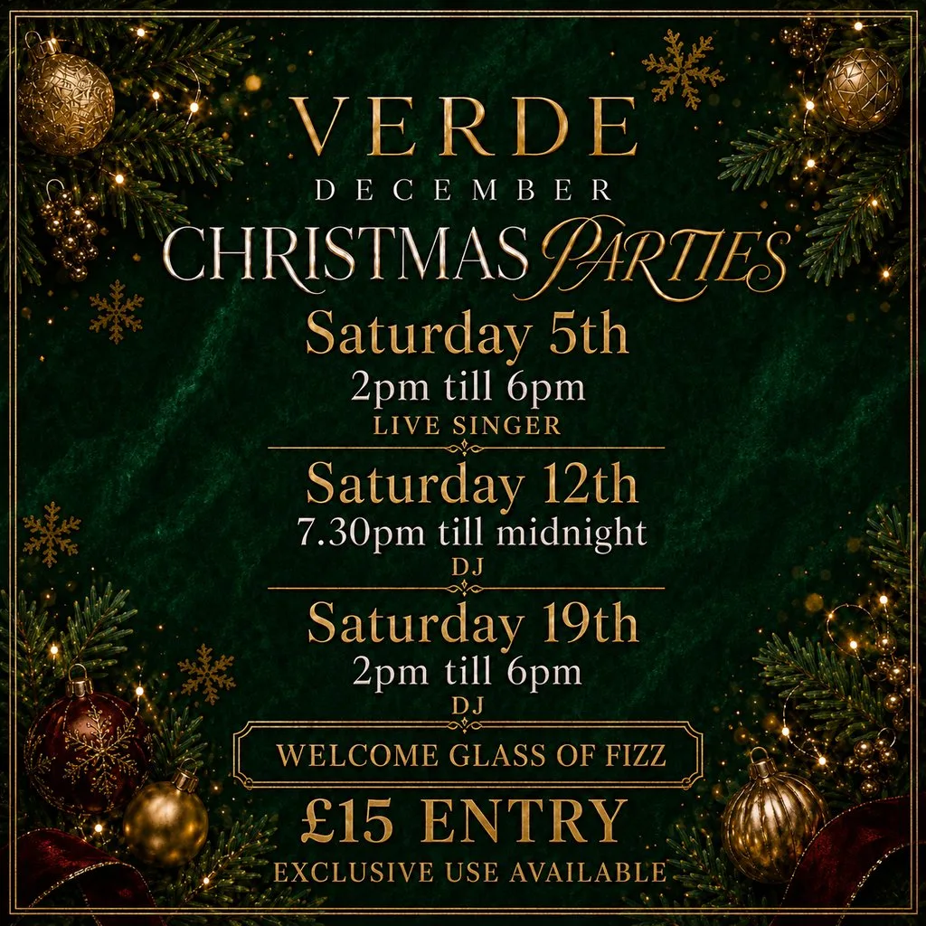 Verde Christmas Parties at Verde Glasgow