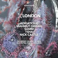 Adriatique present X on the Thames at Old Royal Naval College Greenwich