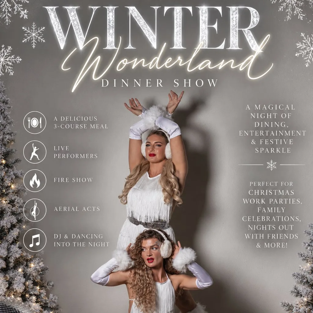 Winter wonderland dinner show at Mr Chu's Palace