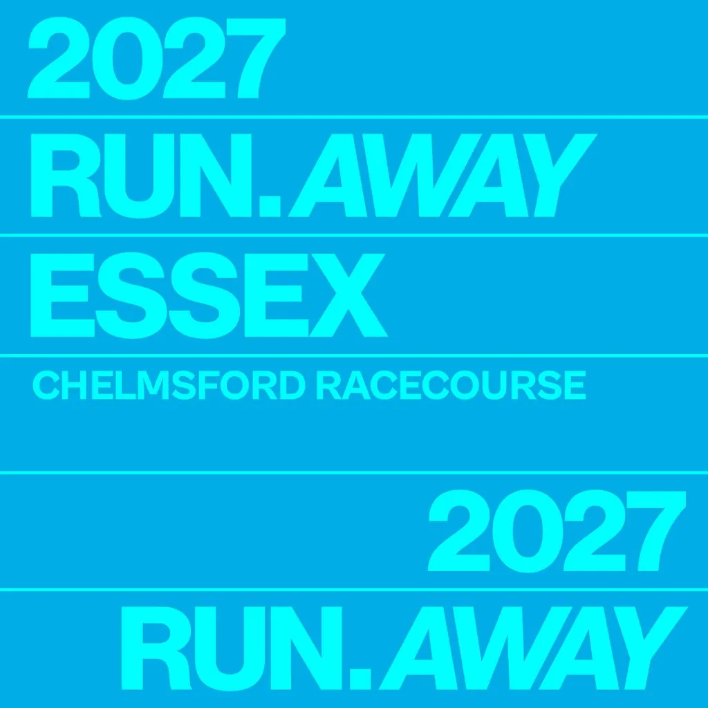 Run Away Festival 2027 - Bank Hol Sat 29 & Sun 30 May - Essex at Chelmsford Racecourse