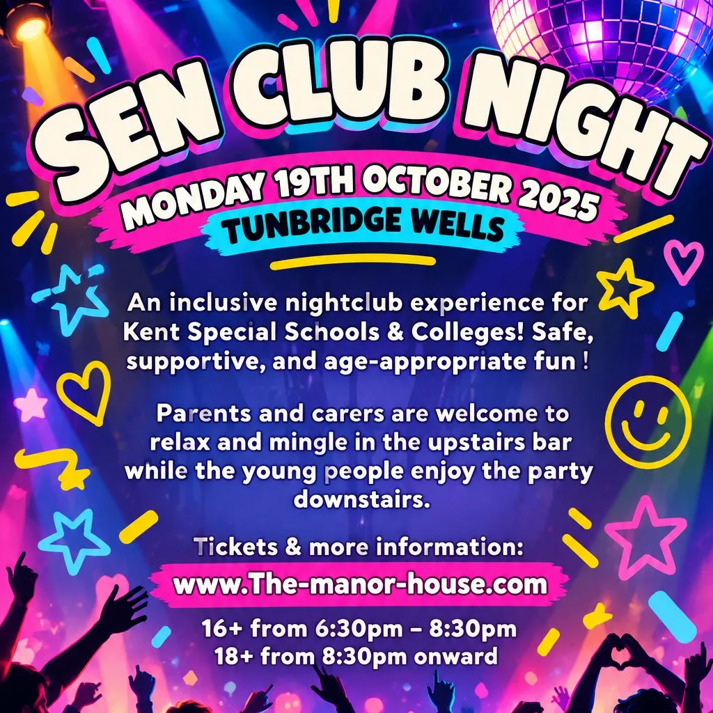 SEN Club Night in collaboration with Oakley at The Manor House Tunbridge Wells
