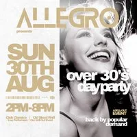 Allegro Over 30's Day Party 2.0 at The Church Venue Kidderminster