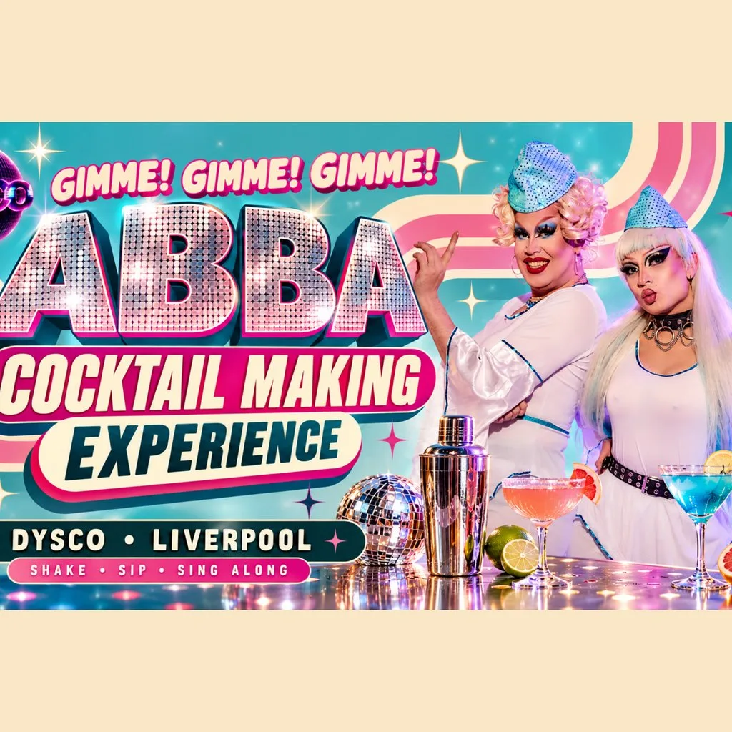 ABBA Cocktail Making Experience Liverpool | Gimme! Gimme! Gimme!