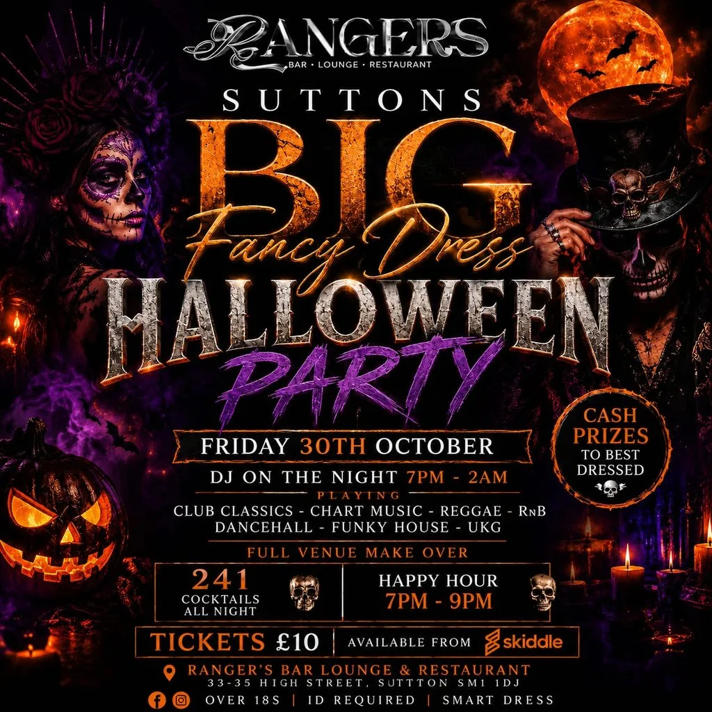 Suttons Big Fancy Dress Halloween Party at Ranger's Bar Lounge And Restaurant